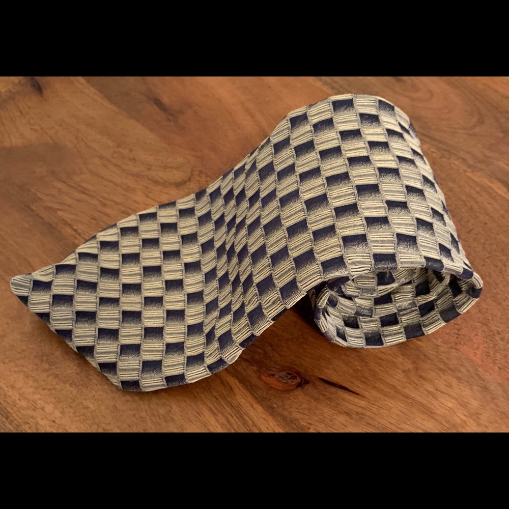 Bergamo New York Navy & Nude Neck Tie